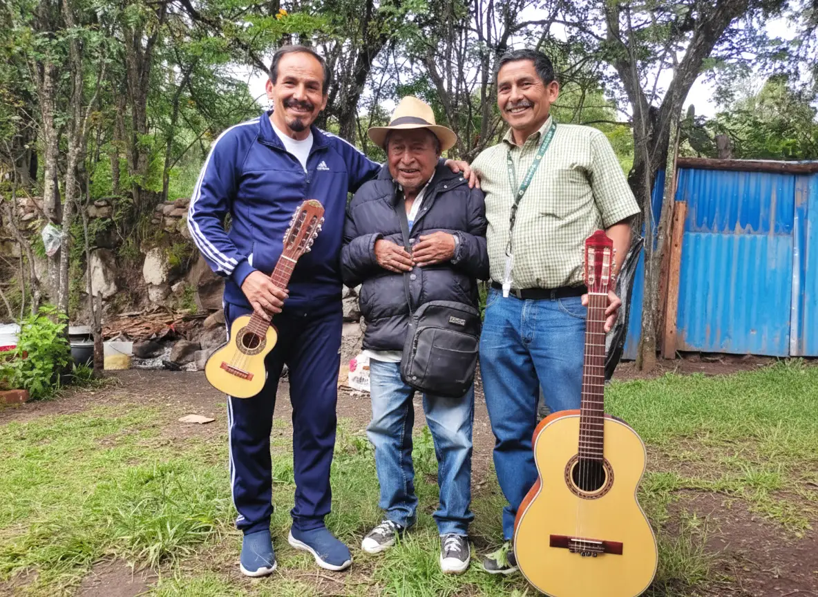 Hermanos Alejandro y Luis Camasca